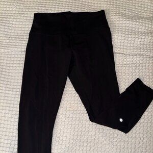Lululemon Wunder Train HR Tight 25" *Contour Fit BLK 12